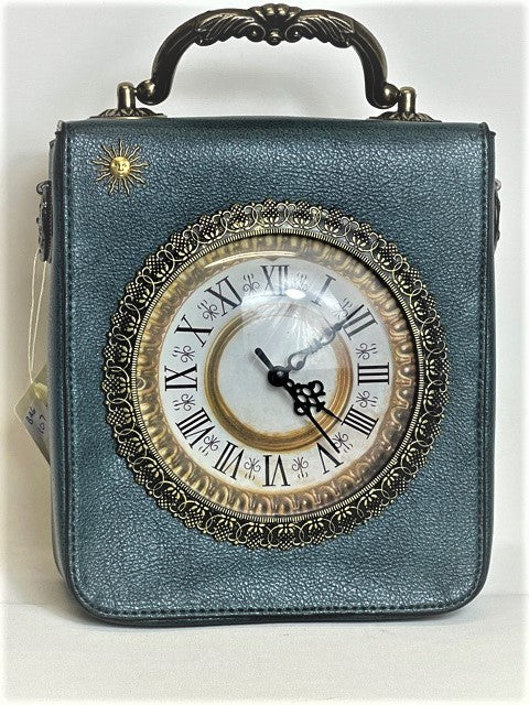 Rectangular Real Working Clock Bag