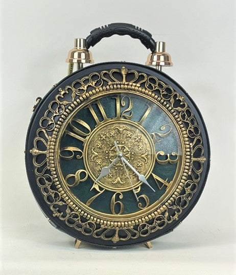 Large Antique Clock Bag